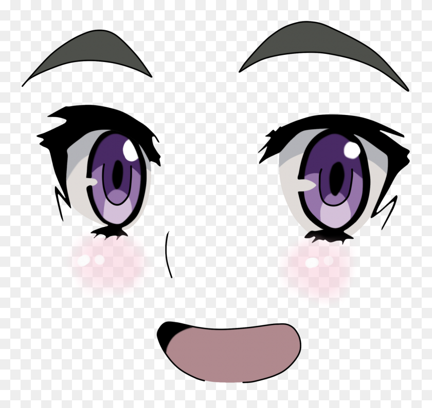 1663x1568 Best Eyebrows In Anime Anime - Anime Eye PNG