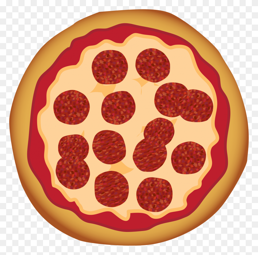 1769x1745 Лучшие Бесплатные Милые Обои С Пиццей - Heart Pizza Clipart