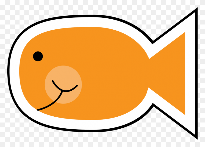 830x575 Best Goldfish Clipart - Goldfish Clipart Black And White