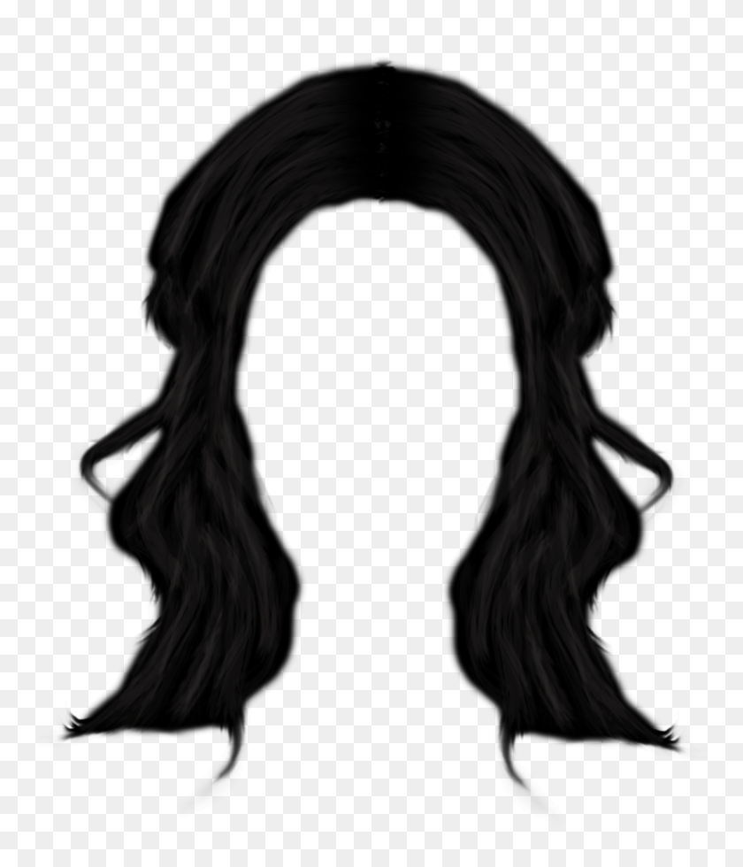 823x971 Лучший Клипарт Для Волос - Girl Hair Clipart