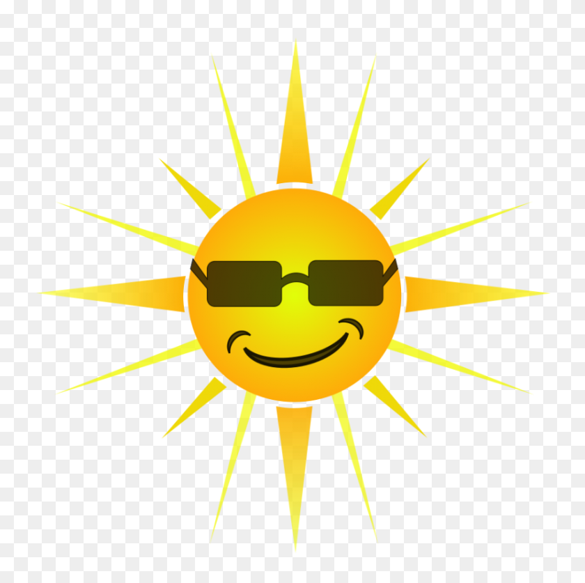 830x827 Best Happy Sun Clipart - Sun Border Clipart