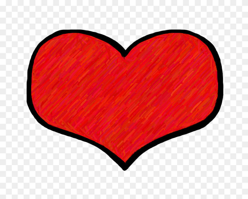 1260x994 Best Heart Clipart - Heart Line Clipart