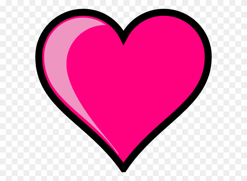 600x557 Best Hearts Valentine's Clipart - Free Valentine Clipart