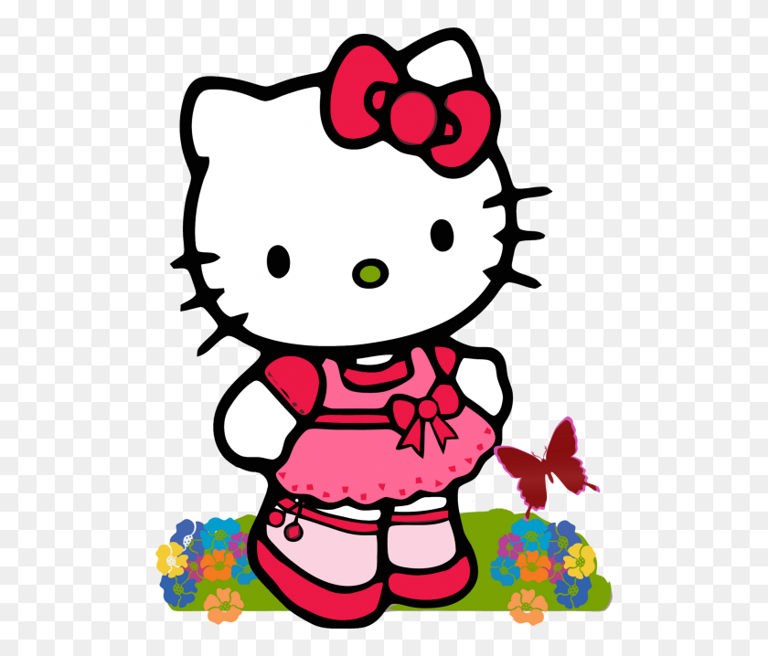 500x658 Best Hello Kitty Clipart No - Made Clipart
