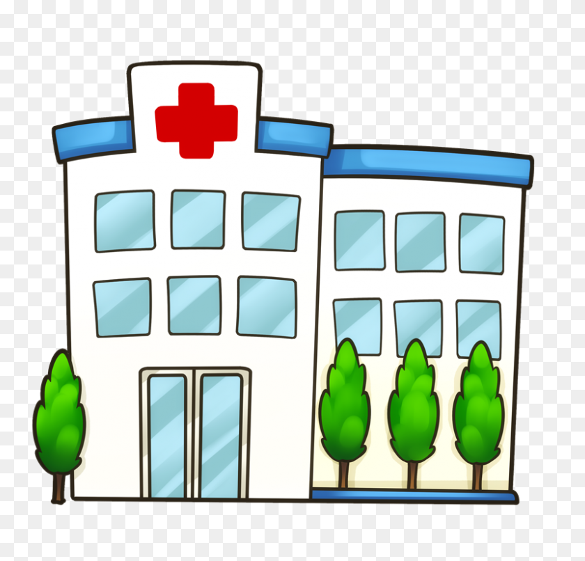 800x766 Best Hospital Clipart - Free Cartoon Clip Art