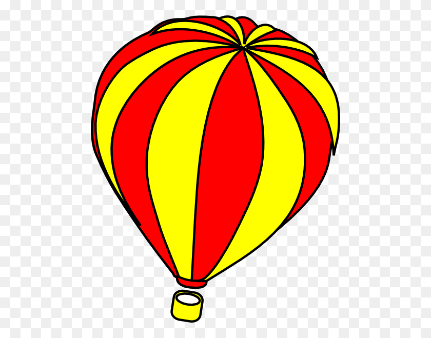 486x599 Best Hot Air Balloon Clip Art - Orange Balloon Clipart