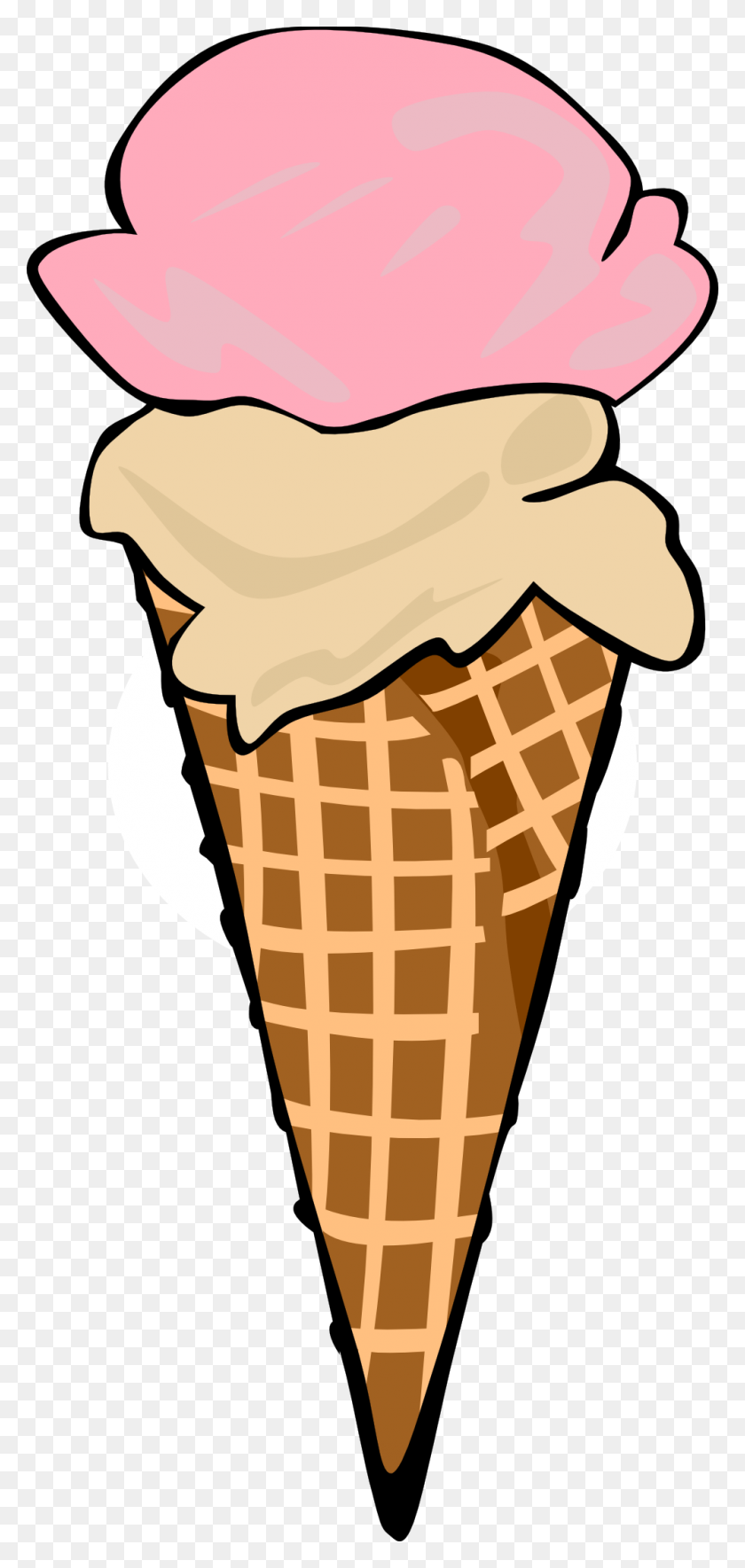 999x2190 Best Ice Cream Cone Clip Art - Objects Clipart