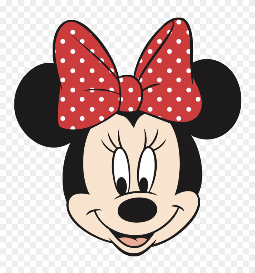830x895 Mejor Cabeza De Minnie Mouse - Mickey Mouse Pantalones Clipart