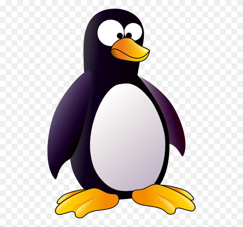 512x727 Best Penguin Clipart - Penguin Clipart Black And White