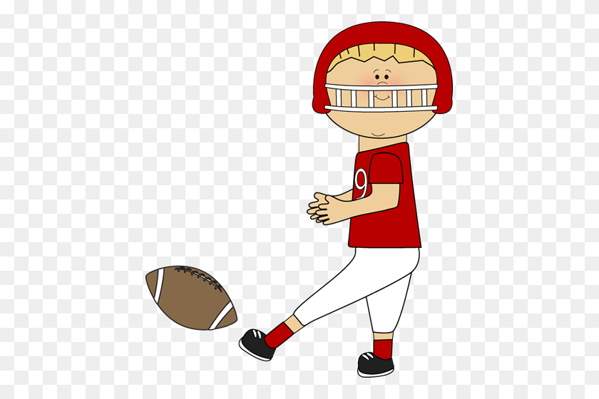 431x500 Best Playing Football Clipart - Rugby Ball Clipart