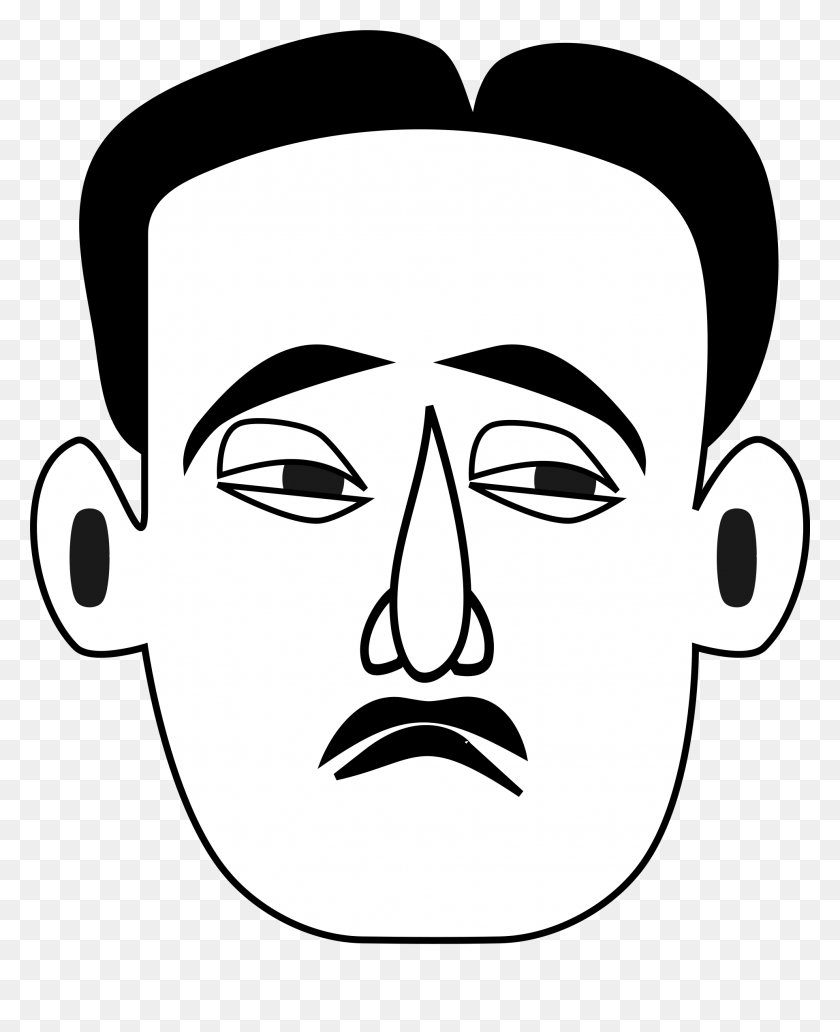 1925x2400 Best Sad Face Clip Art - Unhappy Face Clipart