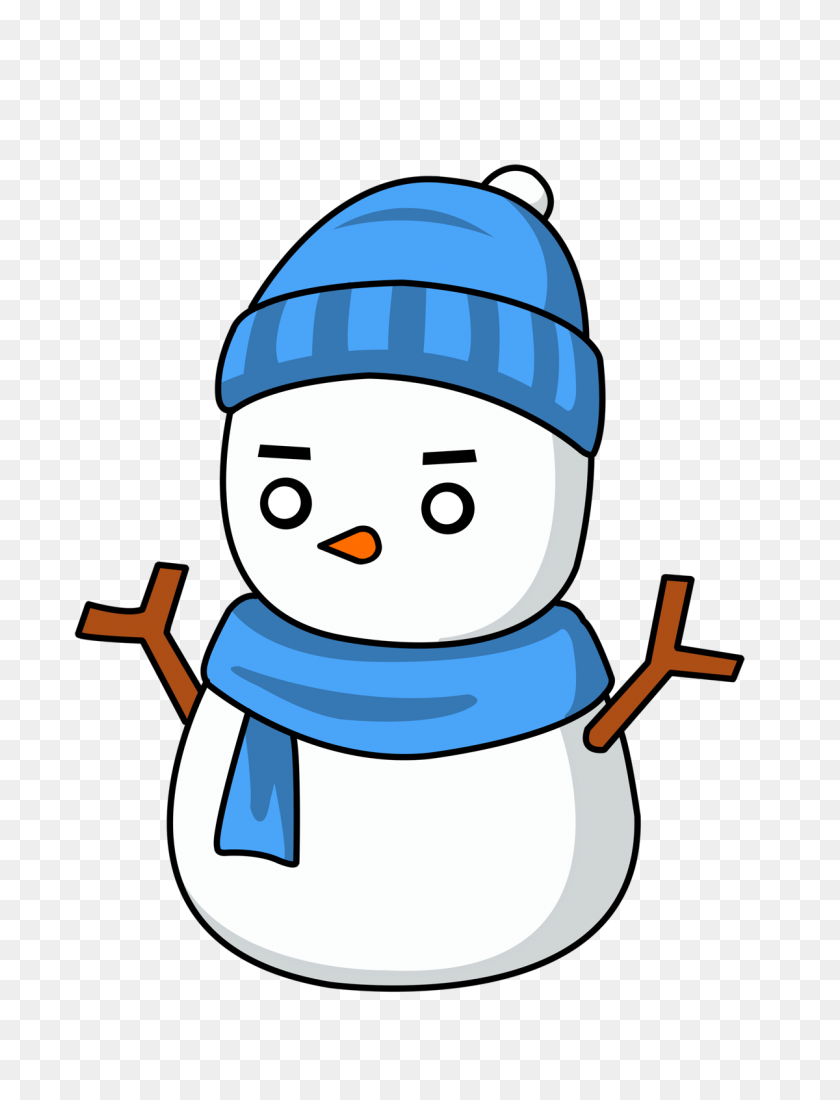 1200x1600 Best Snowman Clipart - Goofy Hat Clipart