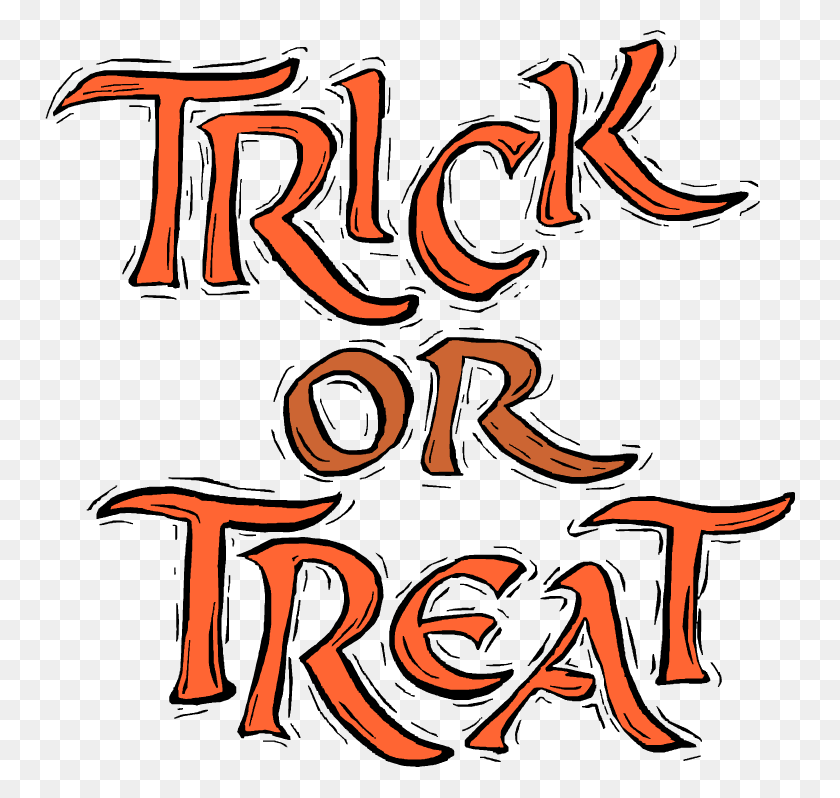 750x738 Best Trick Or Treat Clipart - Waiter Clipart
