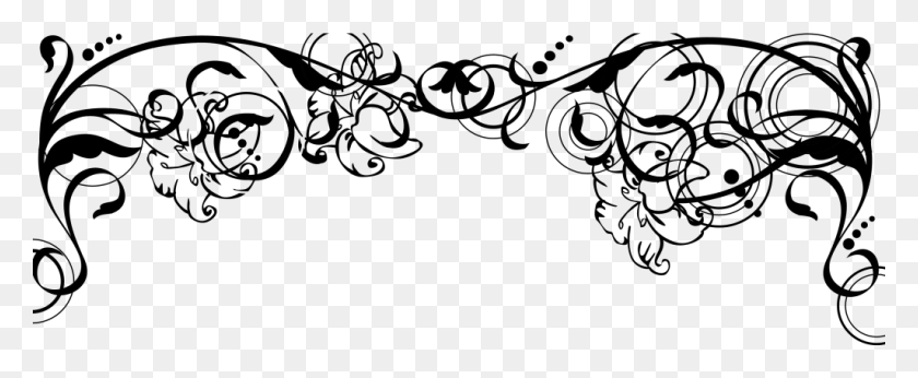 1024x376 Best Wedding Borders - Easter Lily Clipart Black And White