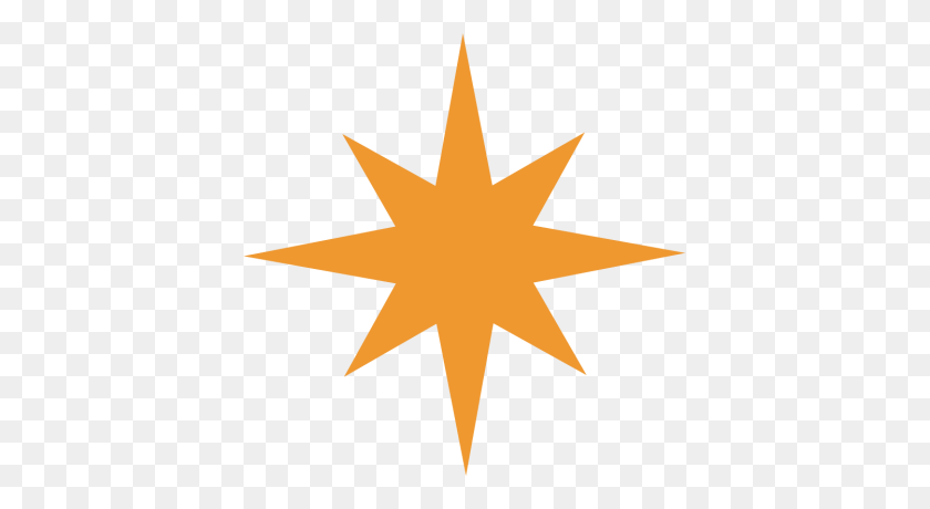 399x400 Bethlehem Clipart Star - Christmas Star Clipart