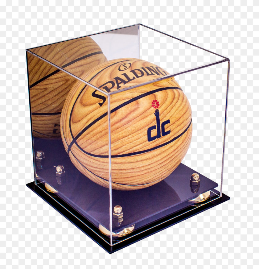 983x1024 Better Display Cases Mini Basketball Display Case With Mirror - Nba Finals Trophy PNG