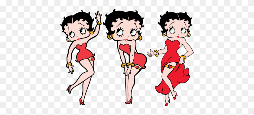 500x322 Betty Boop Apparel Stay Tuned - Betty Boop PNG