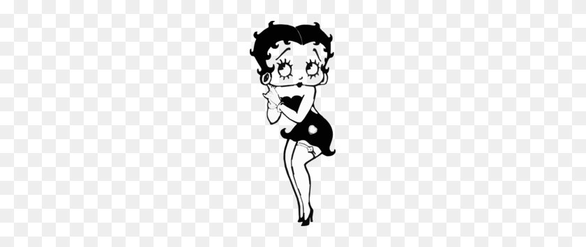 123x295 Betty Boop Clip Art - Betty Boop Clipart