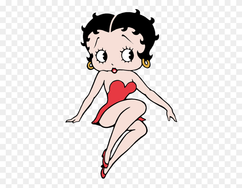 399x593 Betty Boop Clip Art Cartoon Clip Betty Boop - Stone Age Clipart