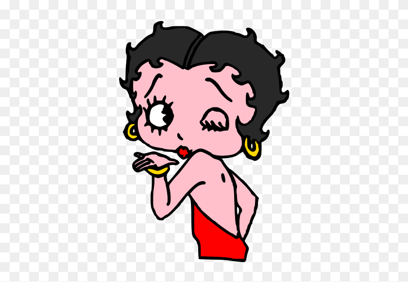 374x521 Betty Boop Clipart Graphics - August Birthday Clipart