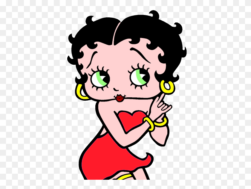 412x571 Betty Boop Close Up Transparent Png - Betty Boop PNG