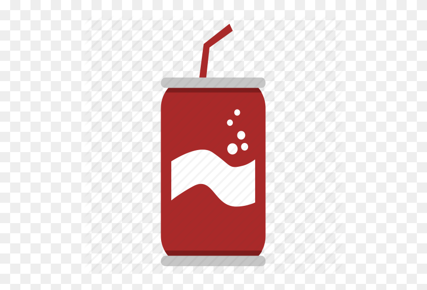 512x512 Beverage, Can, Coke, Cola, Drink, Junk Food, Soda Icon - Coke Logo PNG