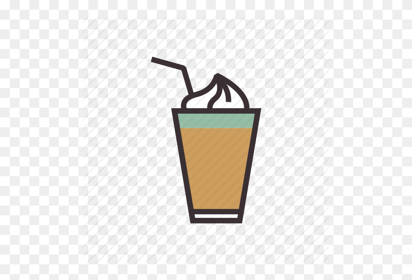 512x512 Beverage, Coffee, Drink, Glass, Shake Icon - Shake PNG
