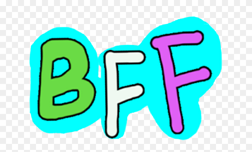 643x447 Bff Words Textures - Bff Clipart