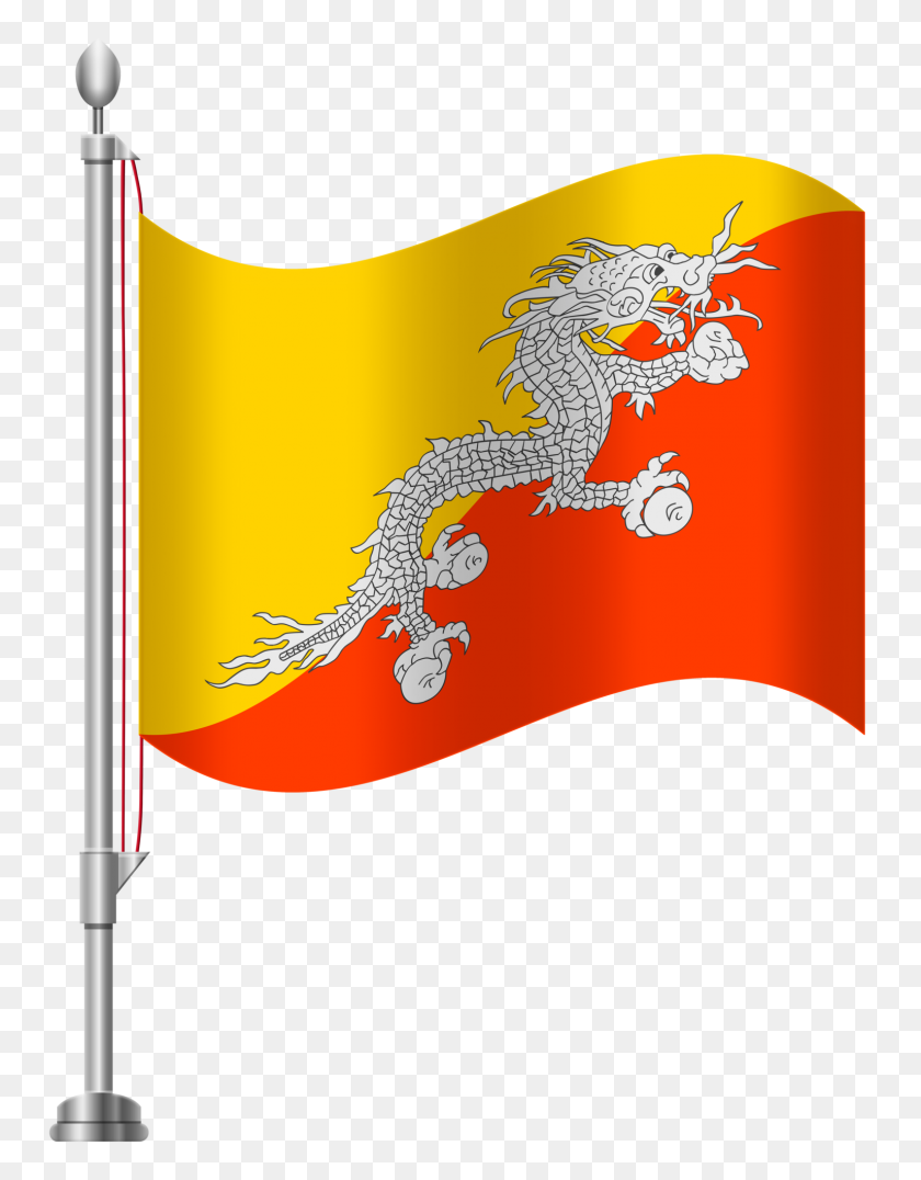 1535x2000 Bandera De Bután Png Clipart - Thug Life Clipart