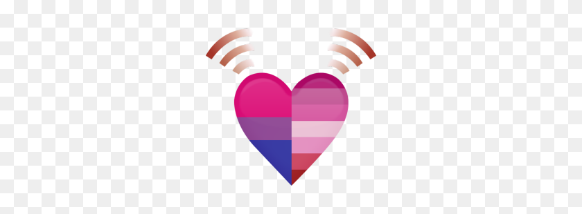 250x250 Bi Emojis Tumblr - Corazón Púrpura Emoji Png