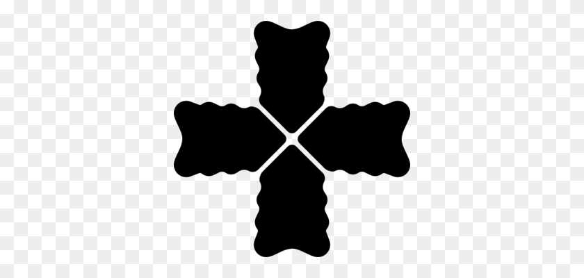 340x340 Bible Christian Clip Art Christianity Christian Cross Christian - Crucifix Clipart Black And White