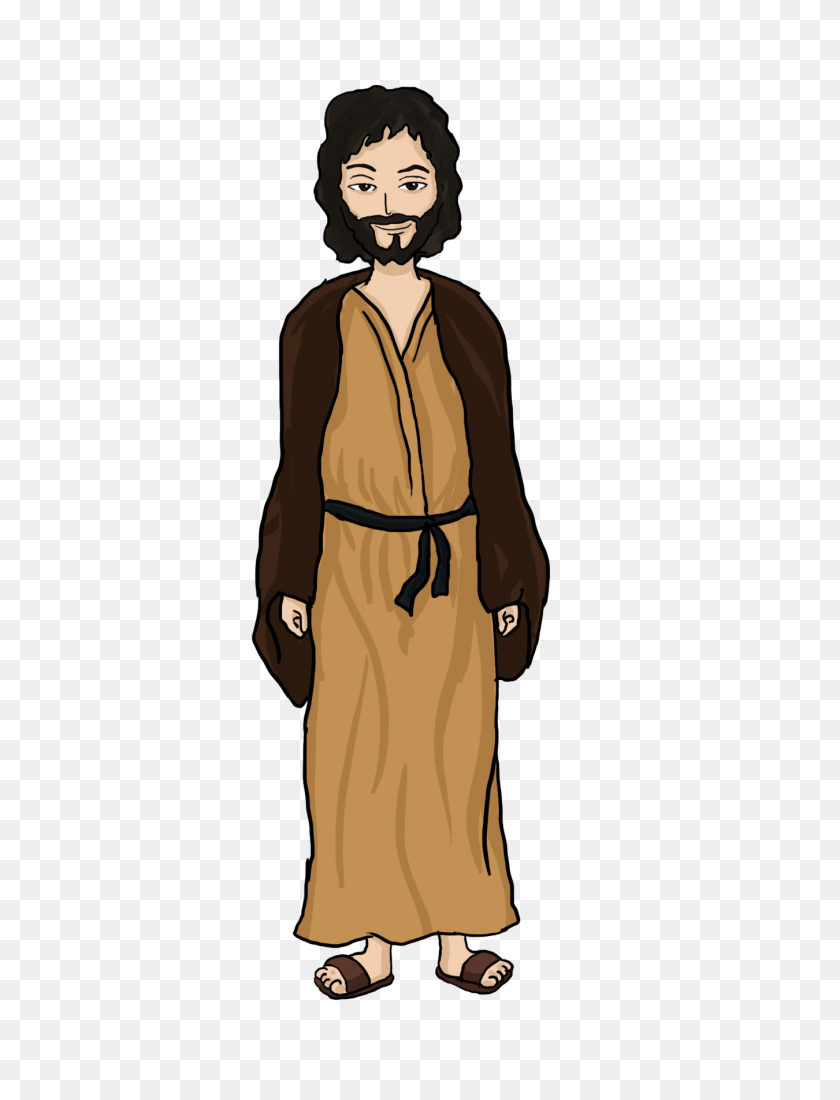 1350x1800 Bible People Clipart - Mary And Joseph Clipart