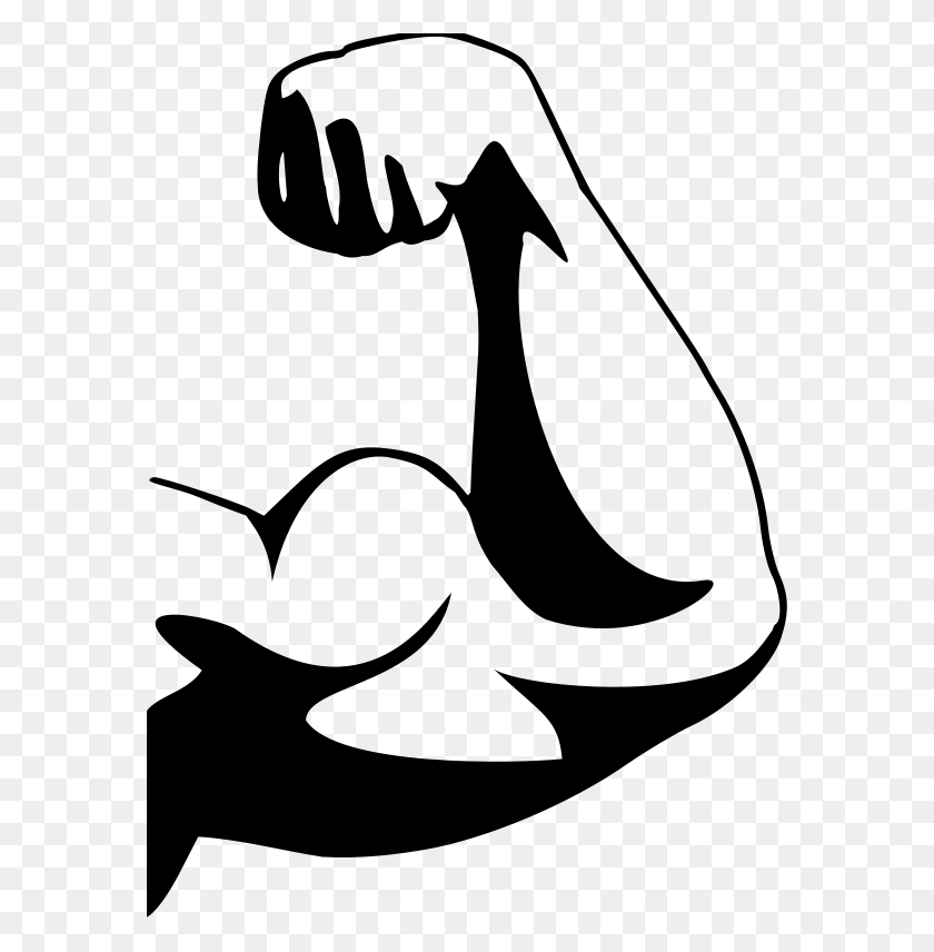 576x796 Biceps Clipart - Always Clipart