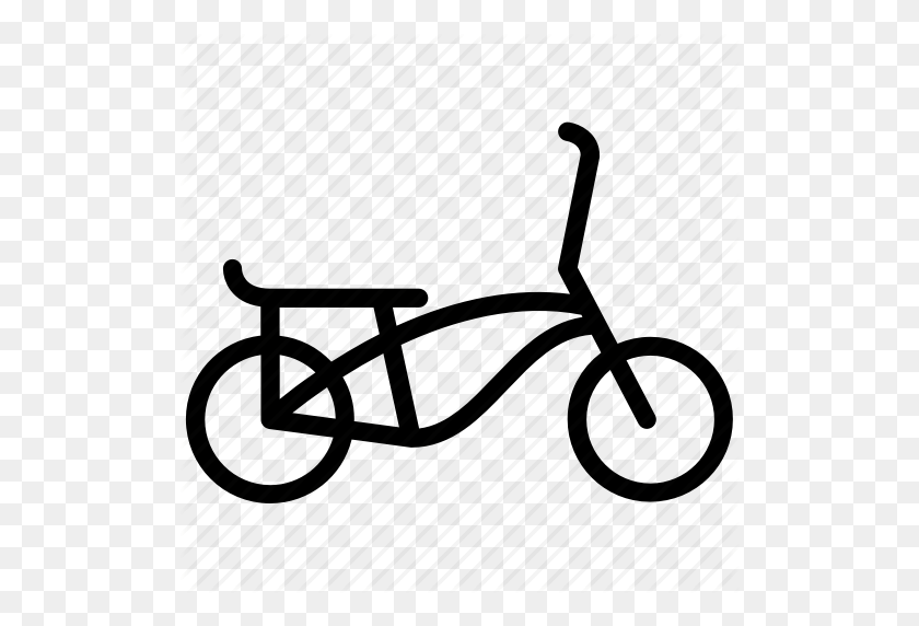 512x512 Bicycle, Bike, Bikecons, Cruiser, Cycling, Lowrider Icon - Lowrider Clipart