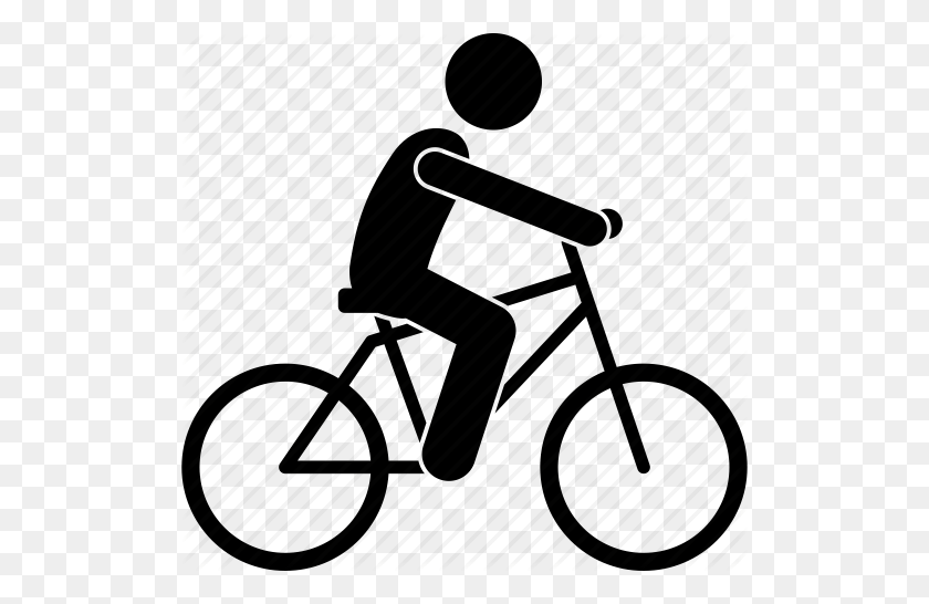 512x486 Bicycle, Bike, Biking, Cycle, Cycling, Cyclist, Riding Icon - Cyclist PNG