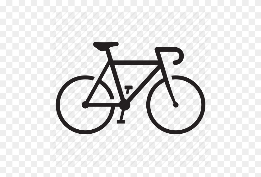 512x512 Bicycle, Bike, Biking, Cycling, Fixed, Gear, Racing Icon - Cyclist PNG