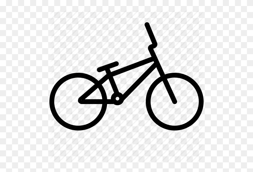 512x512 Bicicleta, Bmx, Bicicleta Bmx, Bicicleta Bmx, Ciclismo, Estilo Libre, Icono De Paseo - Clipart De Bicicleta Bmx