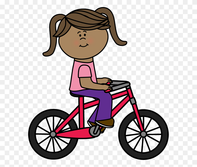 600x650 Bicycle Clip Art - Riding Bicycle Clipart