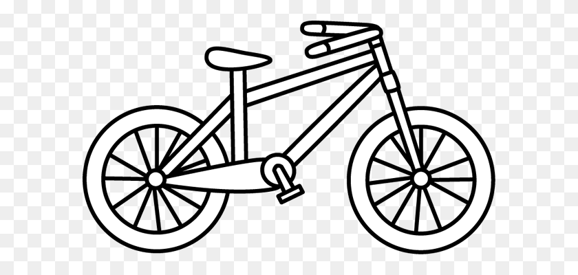 600x340 Bicycle Clip Art - Tire Clipart PNG