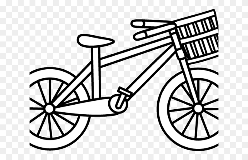 640x480 Bicycle Clipart - Bicycle Clipart Black And White