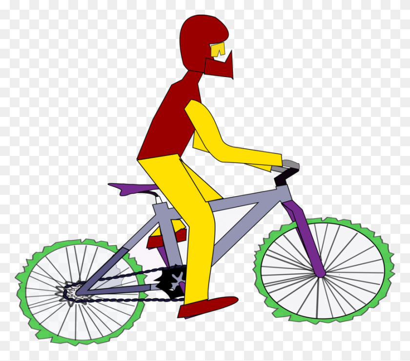 858x750 Bicycle Cycling Download Computer Icons - Tandem Bike Clipart