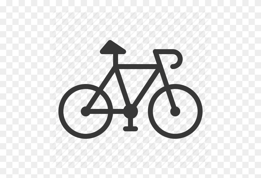 512x512 Велосипед, День Земли, Экология, Окружающая Среда, Охрана Окружающей Среды - Черно-Белый Клипарт День Земли