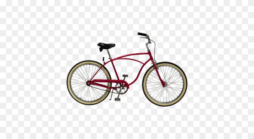 400x400 Bicycle Red Vintage Transparent Png - Bicycle PNG