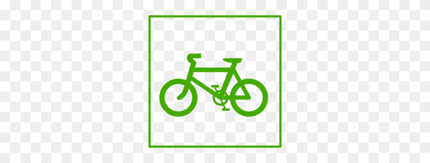 260x260 Bicycle Safety Sign Clipart - Sign Frame Clipart