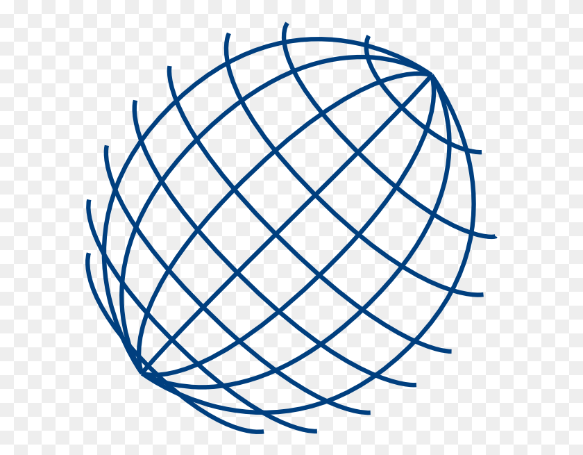 594x595 Big Blue Wire Globe Png, Clip Art For Web - Globe Clipart