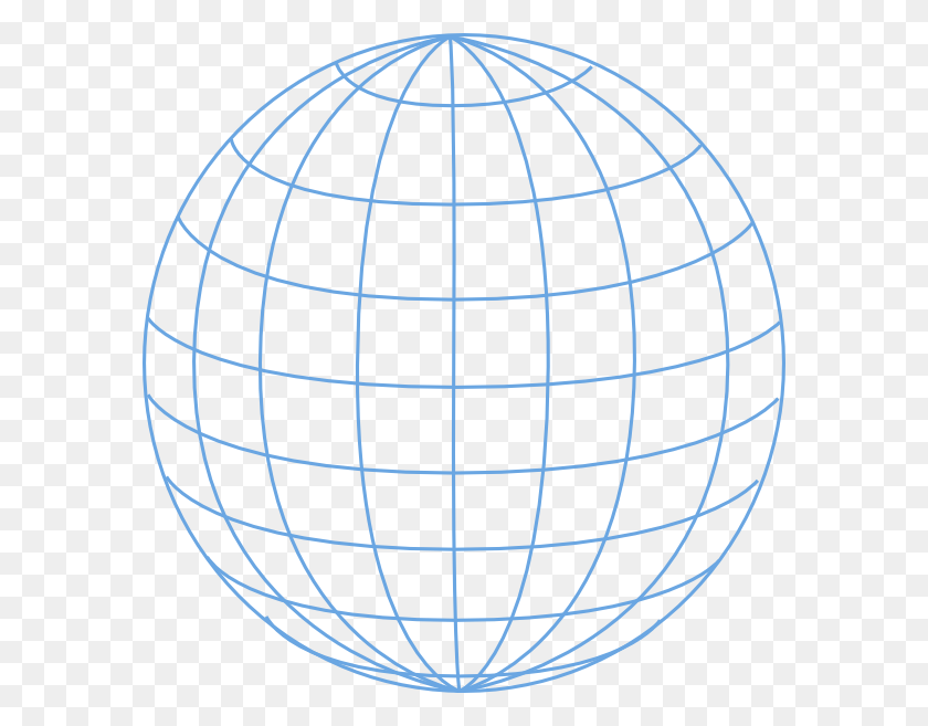 582x597 Big Blue Wire Globe Png, Clip Art For Web - Globe Clipart PNG