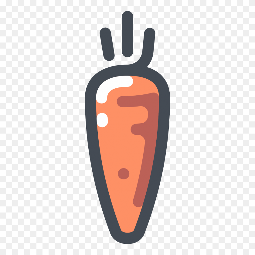 1600x1600 Значок Большой Морковь - Морковный Клипарт Png