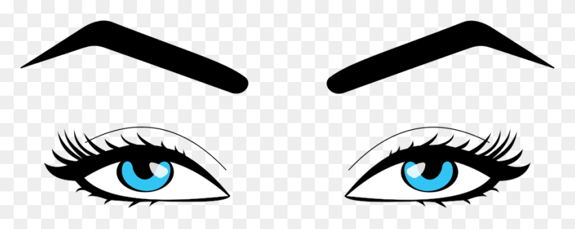 900x318 Ojos De Dibujos Animados Grandes Globos Oculares Ojos De Dibujos Animados Ojo Clipart Imagen Prediseñada - Ojos Clipart Png