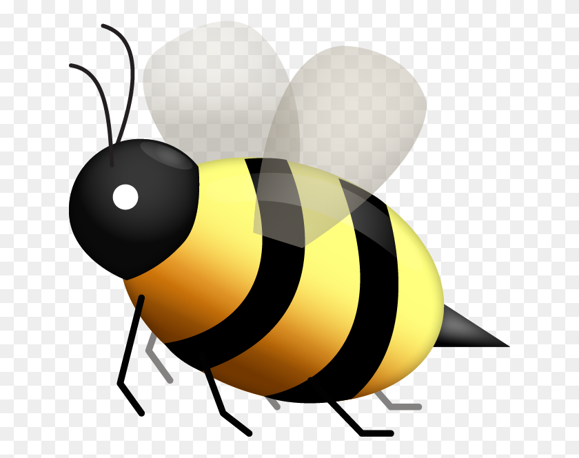 640x605 Пчелы Большого Города - Пчела Смайлики Png