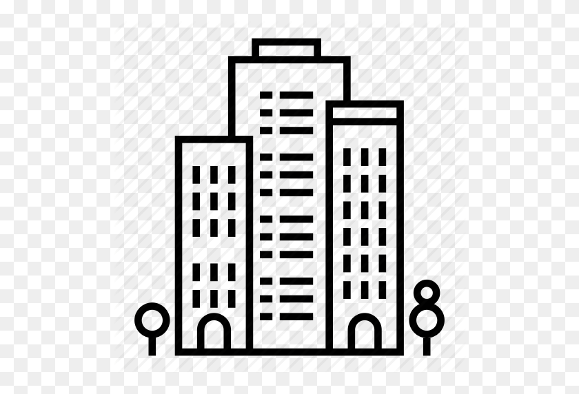 512x512 Big City, Buildings, City, City Building, Landscape, Skyscraper - City Icon PNG